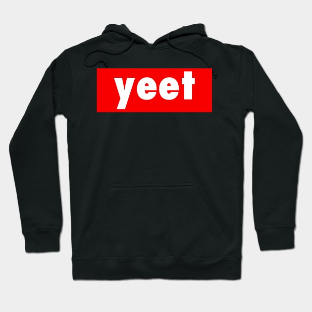 YEET - Slang for Boys in Big Red Street Art T-Shirt Hoodie by mangobanana